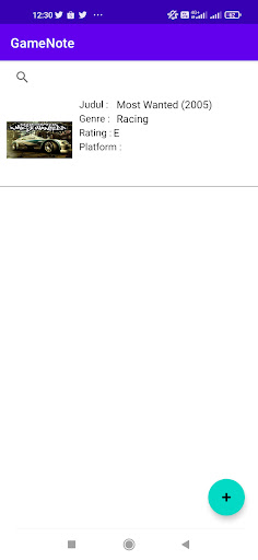 GameNote Screen 3