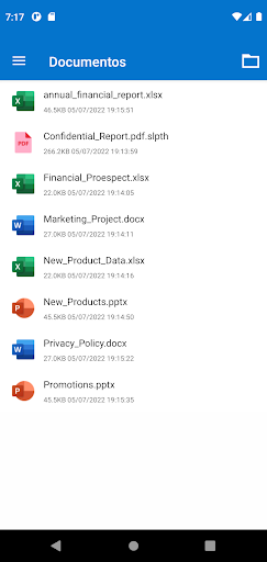 Android application SealPath Viewer screenshort