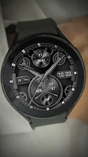 Silver Wheel For Wear OS