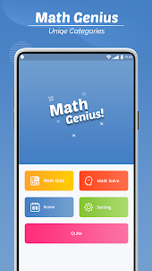 Math Genius - For Kids