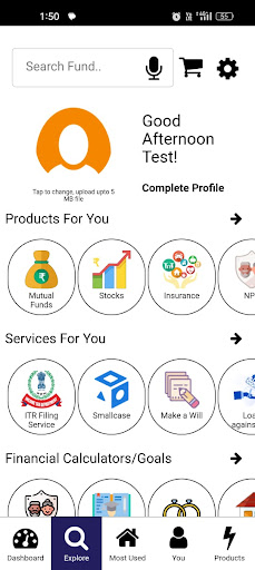 Android application ARD FINSERV screenshort