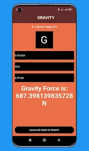 Gravity Calculator