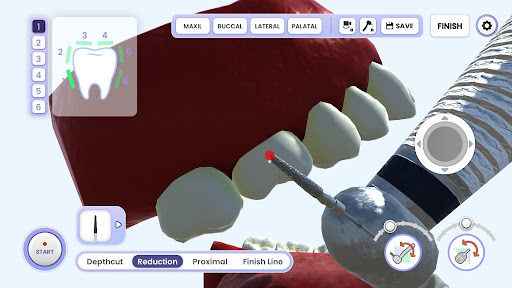 Android application Dentist Simulation screenshort