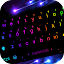 LED Flash Keyboard Background