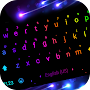LED Flash Keyboard Background