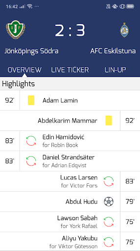 Live Football Superettan 2022