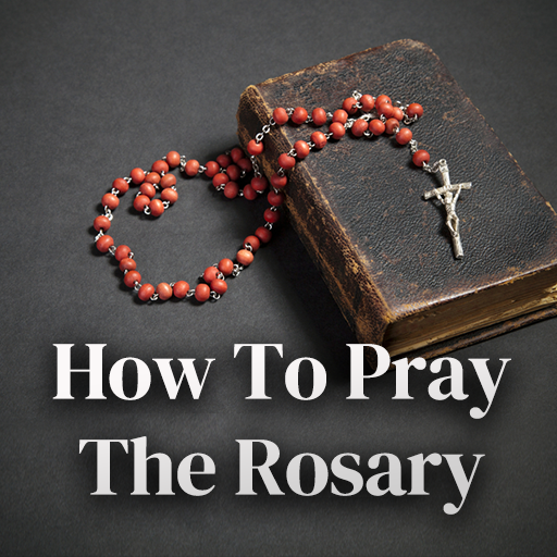How To Pray The Rosary - Holy logo