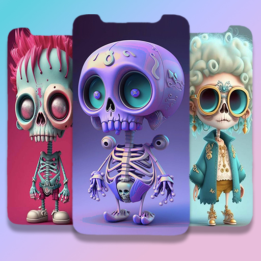 Cute Skull Wallpaper logo