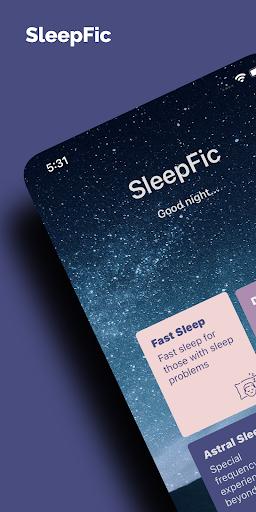 Android application SleepFic: Neurological Sound screenshort