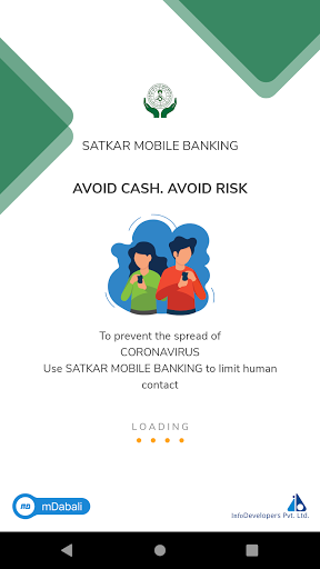 Android application Satkar Mobile Banking screenshort