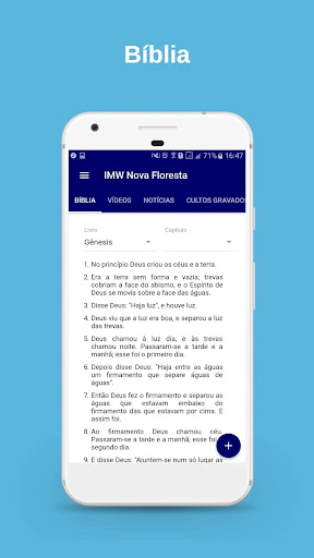 Android application Igreja Metodista Wesleyana NF screenshort