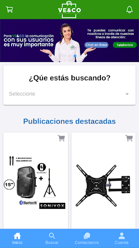 Android application VE&CO screenshort