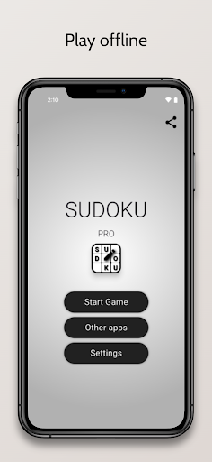 Android application SUDOKU screenshort