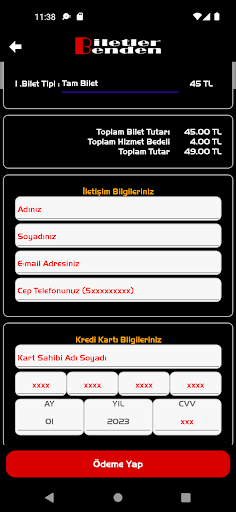 Biletler Benden Screen 3