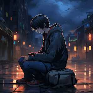 Sad anime photos discount