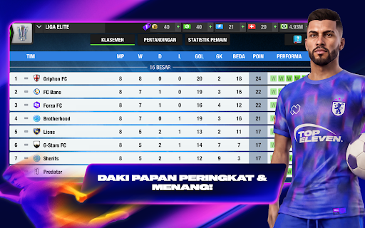Top Eleven: Manajer Sepak Bola screenshot 12