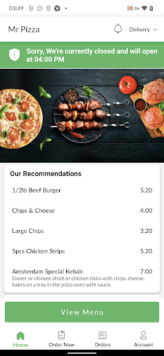 Mr Pizza Screen 2