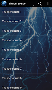 Captura 3 Sonidos de trueno android