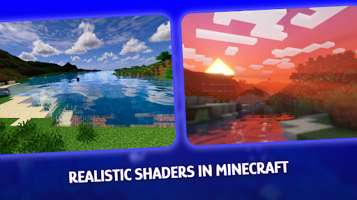 Android application Realistic Shader Mod for MCPE screenshort
