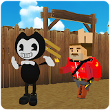 Neighbor and Bendy in Town icon