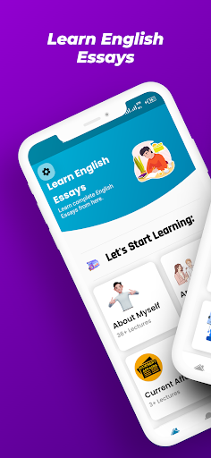 Android application English Essays Pro screenshort