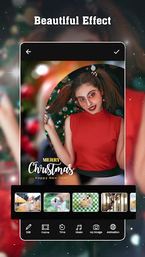 Christmas Photo Video Maker Screen 2