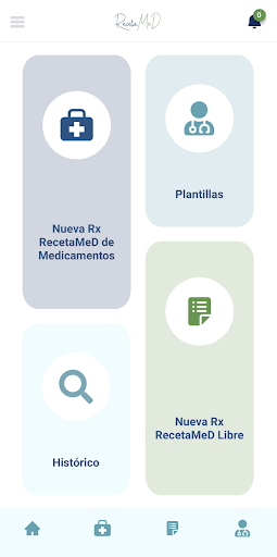 Android application Preskribo receta médica screenshort