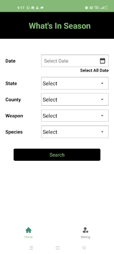 Whats In Season Screen 2
