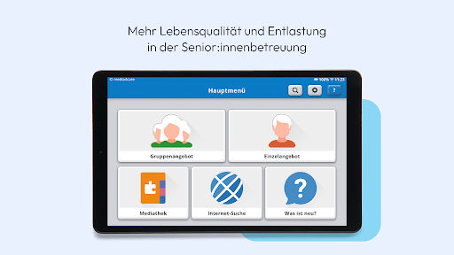 Media4Care: Betreuungs-App Screen 2