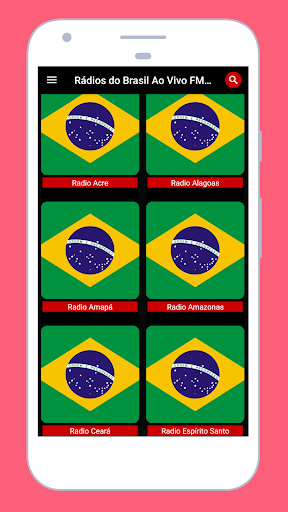 Android application Brazil Radio Stations AM & FM screenshort