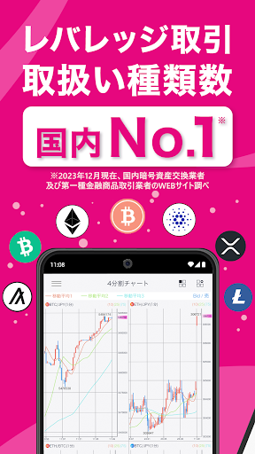 仮想通貨ならDMMビットコイン-仮想通貨を簡単取引 Screen 2
