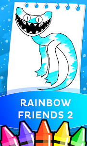 Baixar Blue Rainbow Friends Coloring para PC - LDPlayer