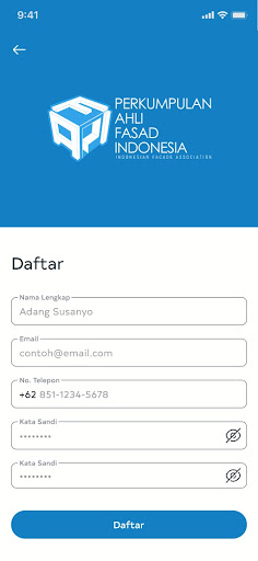 Android application PERAFI screenshort