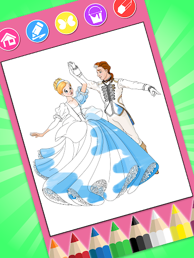 Screenshot of Princess Coloring Book 3