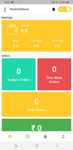 Resfed Delivery Partner Screen 2
