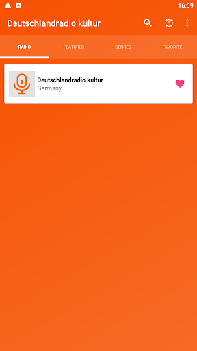 Deutschlandradio kultur App Screen 2