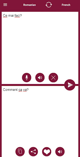 French - Romanian Translator Screen 2