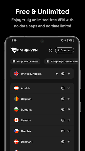 Ninja VPN - Fast & Secure VPN screenshot 0