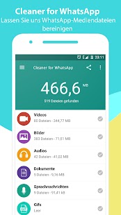 Cleaner for WhatsApp Tangkapan layar