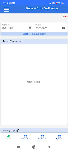 Android application Sai Chits screenshort