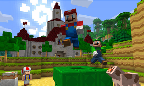 Captura de Pantalla 1 Mod Super Mario para Minecraft android