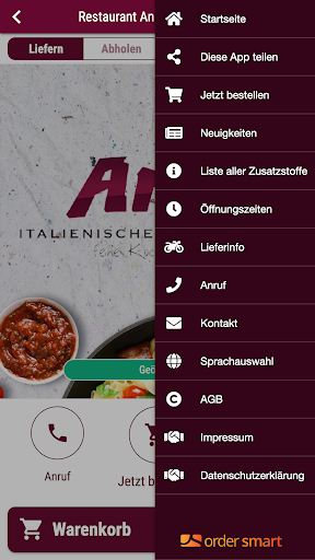 Restaurant Anni Lieferservice Screen 3