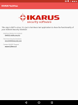screenshot of IKARUS TestVirus