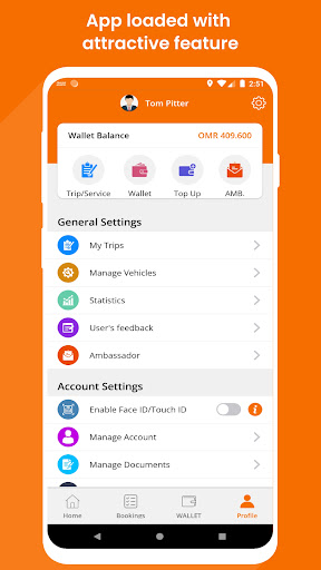 OmanTaxi Captain Screen 3