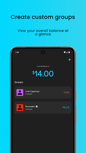 Android application Grupit screenshort