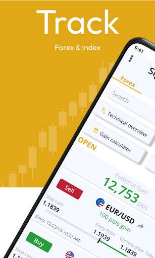 Android application Hipster Trader -Trading View screenshort