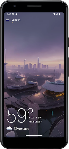 Live Weather Forecast : VR Screen 2