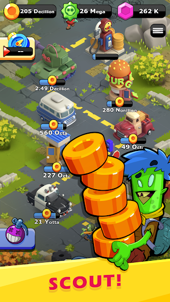 Coin Scout - Idle Clicker Game 1.39.2 APK + Mod (Unlimited money) untuk android