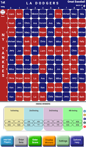 GamePool: Baseball Pool App Screen 3