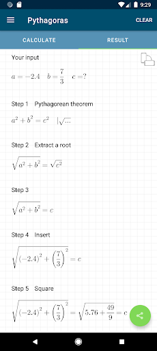 Solving Pythagoras Screen 2